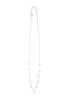 Spike Charm Necklace in pure brass finish, ethical fair trade necklace handmade by women artisans in India