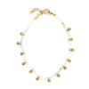 Laugh in Flowers Luxe Stone Bracelet with semi-precious stone and pure brass by Fair Anita