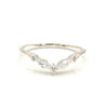 Frosting Crystal Sterling Silver Ring with cubic zirconia, nickel-free, handmade in India by Fair Anita