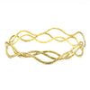 Tidalwave Hammered Brass Bangle Set of 3 – fair trade recycled brass bangles handmade in India by Fair Anita