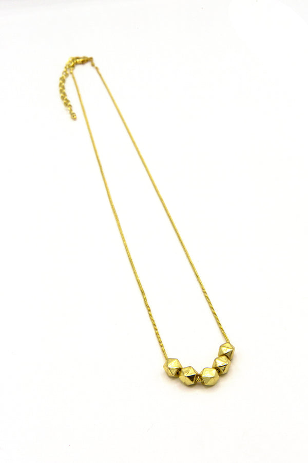 Glow Lite Necklace – Gold or Silver-Plated Recycled Brass | Fair Anita