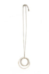 Linked Rings Pendant Necklace | Fair Trade Recycled Brass | Silver & Gold