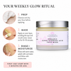 Organic AHA Exfoliating Face Mask – Glycolic & Lactic Acid Glow Treatment