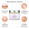 Organic AHA Exfoliating Face Mask – Glycolic & Lactic Acid Glow Treatment