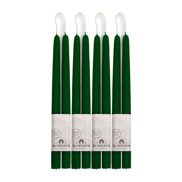 Hand-Dipped Beeswax Taper Candles - Bulk 4-Pair Bundle
