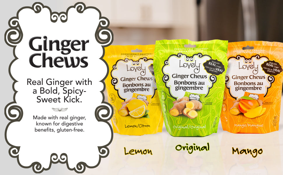 Ginger Essentials Box – Real Ginger Chews Variety Pack