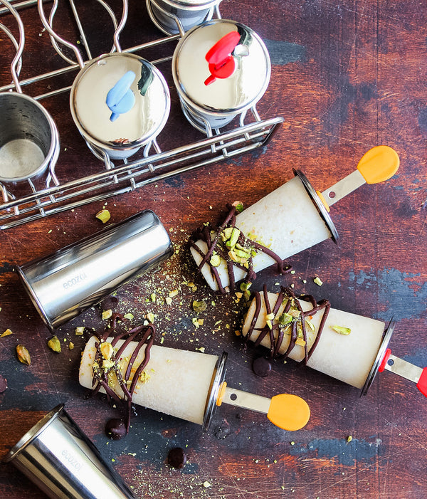 Discover eco-friendly Stainless Steel Popsicle Molds with reusable stainless steel sticks — plastic-free, BPA-free, and zero-waste. Make homemade ice pops sustainably. Shop now for a greener kitchen!