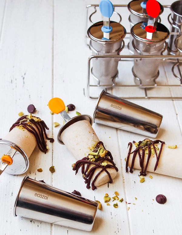 Discover eco-friendly Stainless Steel Popsicle Molds with reusable stainless steel sticks — plastic-free, BPA-free, and zero-waste. Make homemade ice pops sustainably. Shop now for a greener kitchen!