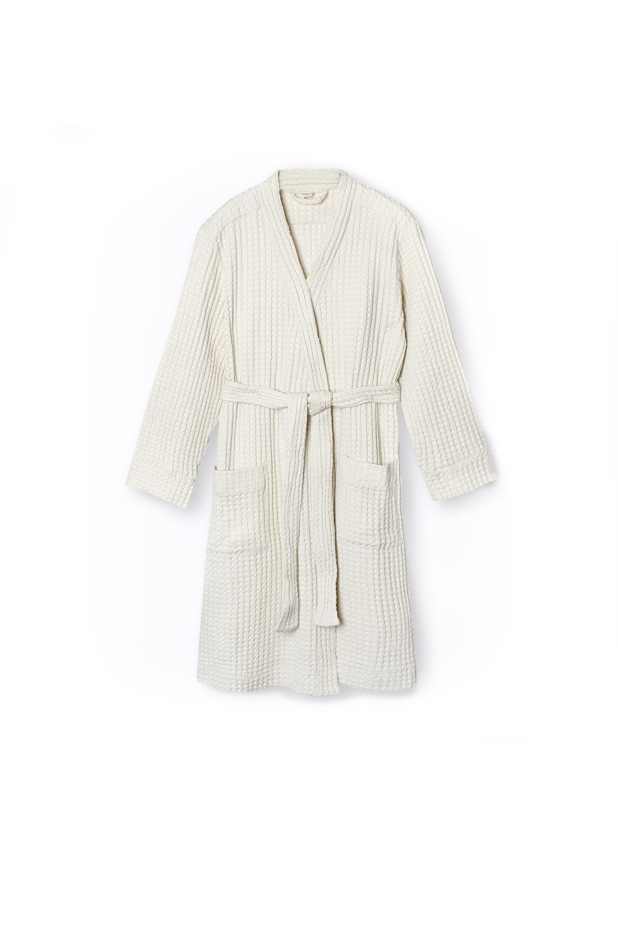 WOMENS WAFFLE ROBE | ALABASTER