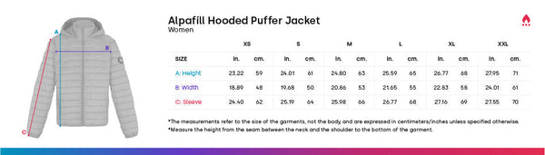 Women's Alpafill Puffer Alpaca Jacket