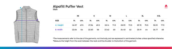 Men's Alpafill Puffer Alpaca Vest