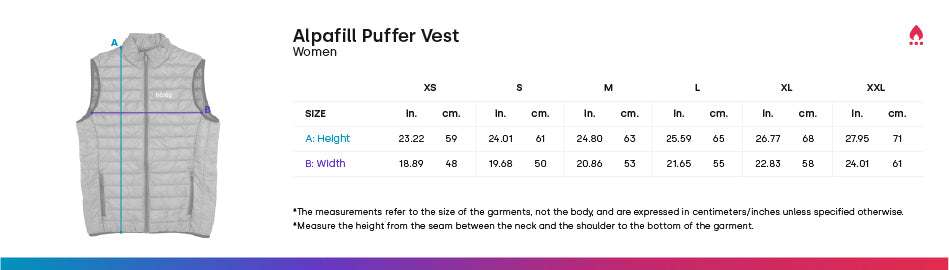 Women's Alpafill Puffer Alpaca Vest