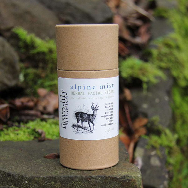 Alpine Mist Facial Steam (Organic, All Skin Types). Deep cleanse, hydrate & revitalize skin. Uplifting aroma for relaxation. Shop now for a spa-like experience at home!