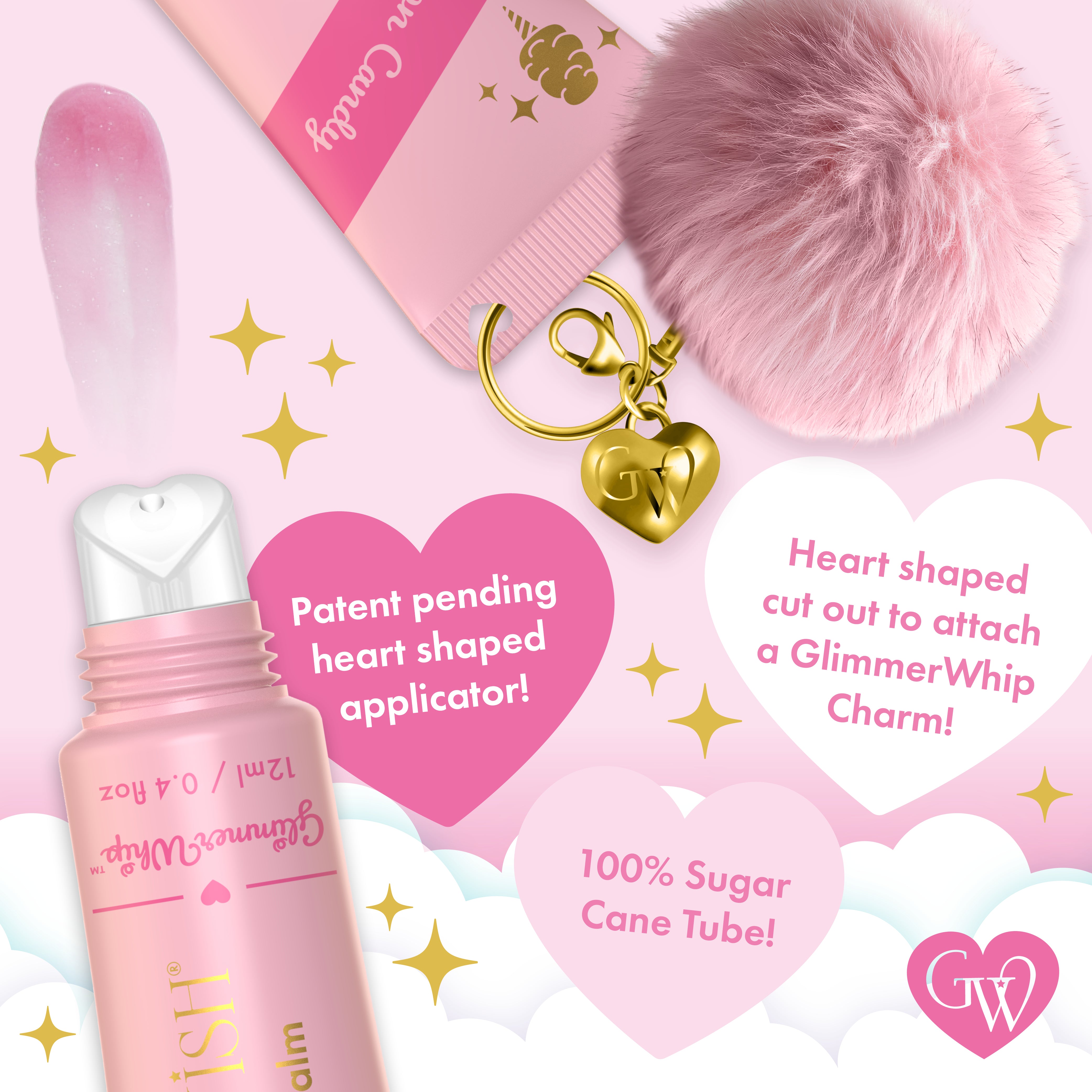Glimmer Whip Whipped Lip Balm - Organic Butters & Oils