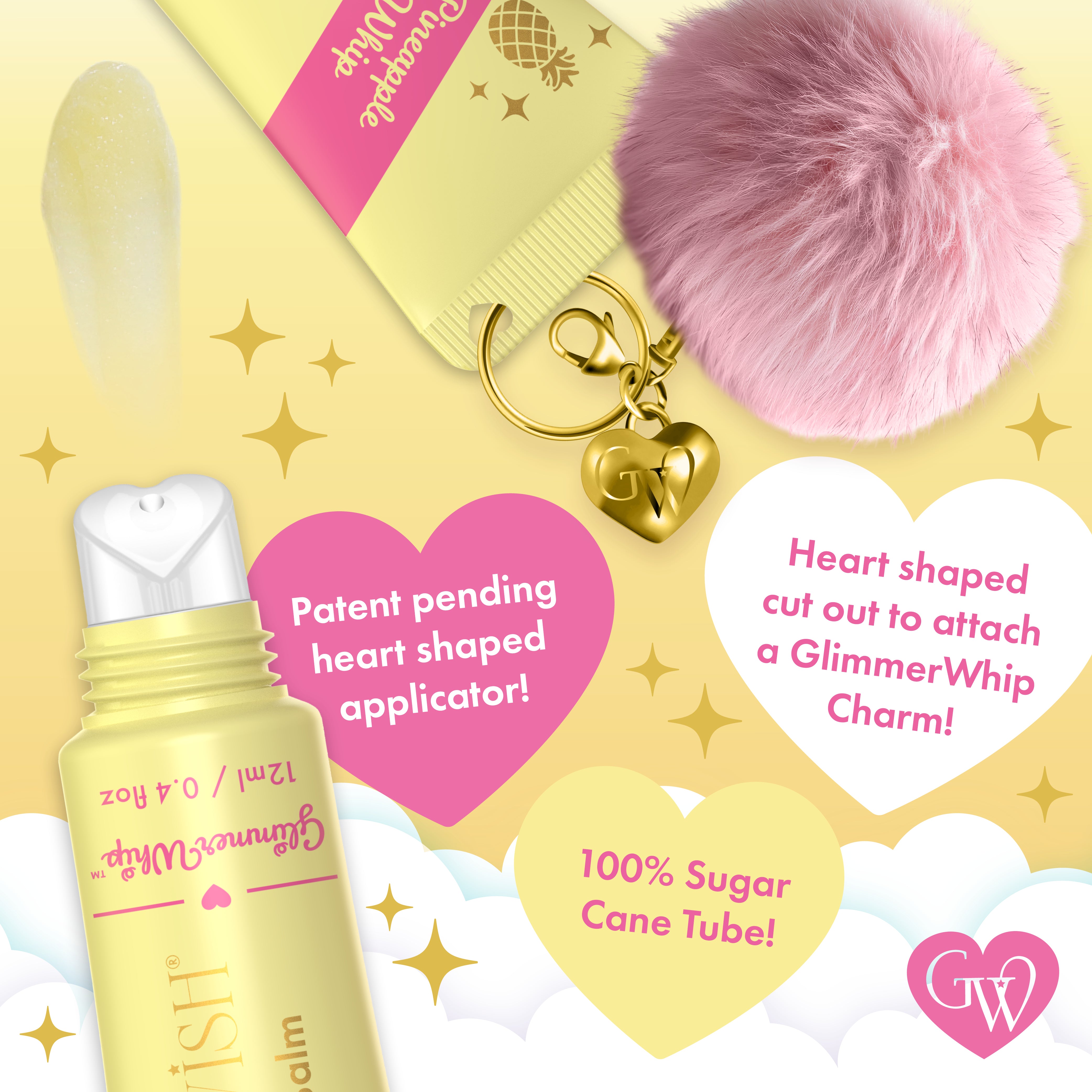 Glimmer Whip Whipped Lip Balm - Organic Butters & Oils