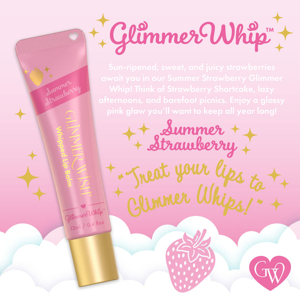 Glimmer Whip Whipped Lip Balm - Organic Butters & Oils