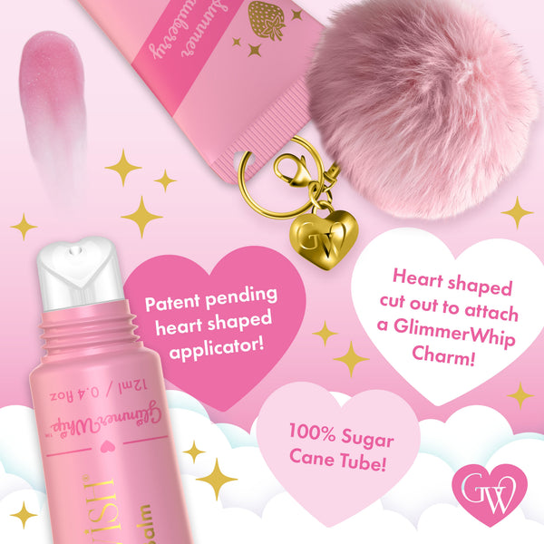 Glimmer Whip Whipped Lip Balm - Organic Butters & Oils