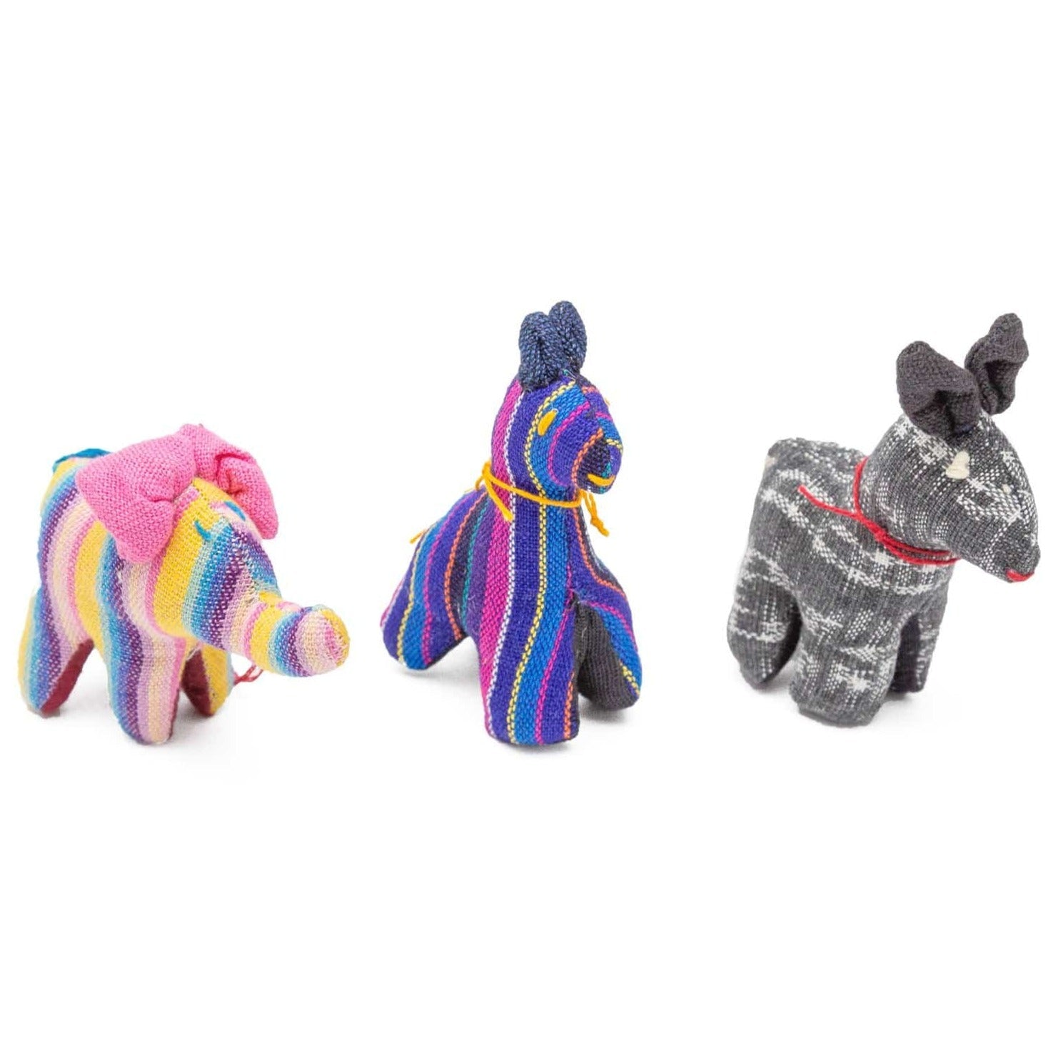 Add a touch of whimsy to your home with our adorable Animalitos. These handcrafted decorations are made from sustainable cotton and support fair trade practices.