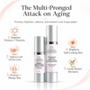 Close-up of Apple Stem Cell Renewal Moisturizer 2 oz jar and Serum 1 oz airless pump