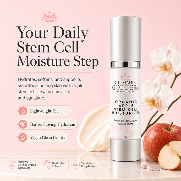 Organic Apple Stem Cell Moisturizer – Anti-Aging Face Cream with Plant Stem Cells