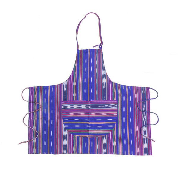 Add a splash of color to your kitchen with our beautiful handwoven Guatemalan apron. This stylish and functional apron is perfect for any home cook.