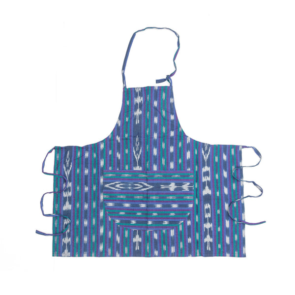 Add a splash of color to your kitchen with our beautiful handwoven Guatemalan apron. This stylish and functional apron is perfect for any home cook.