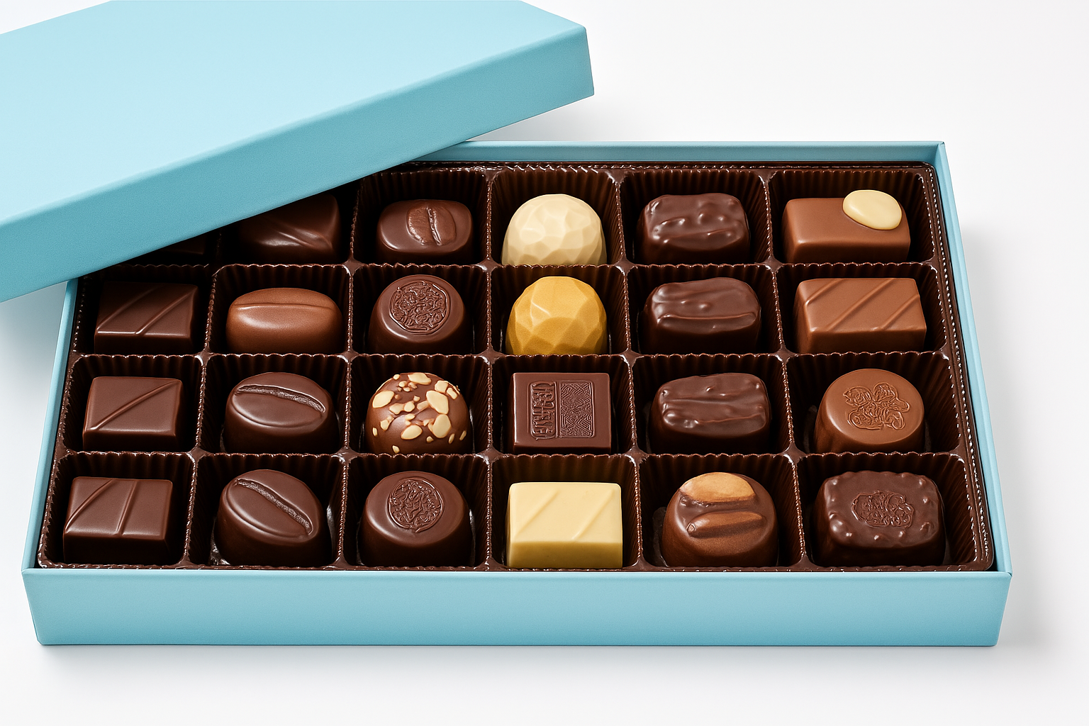 Chef Collection Sugar Free Chocolate Truffles: 15-Piece Artisan Belgian Dark Chocolate Gift Box