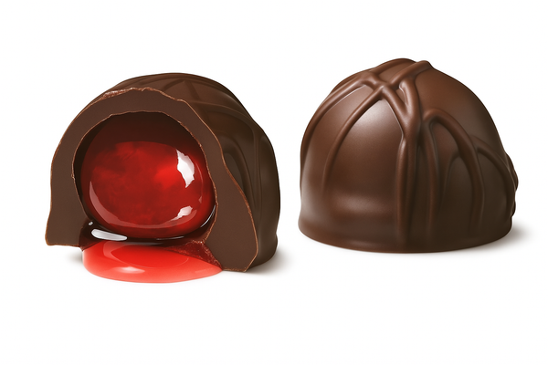 Andy Anand sugar-free vegan dark chocolate cherry cordial truffles 24-piece gift box