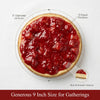 Andy Anand Sugar-Free Strawberry Cheesecake 9-Inch 2.6 lb – Diabetic-Friendly, No Preservatives