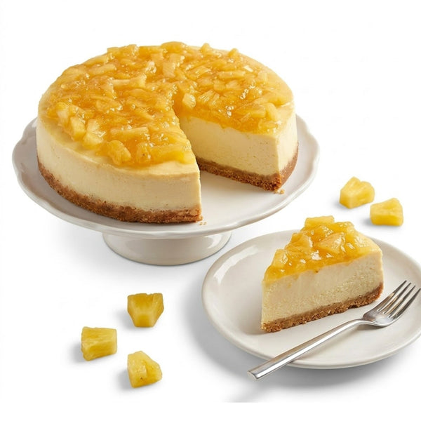 Andy Anand Sugar-Free Pineapple Cheesecake 9-Inch 2.6 lb – Diabetic-Friendly, No Preservatives
