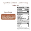 Andy Anand Sugar-Free Australian Licorice Hard Candy – Stevia Sweetened, 7 oz