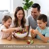 Andy Anand Sugar-Free & Gluten-Free Fruit Flavored Hard Candy pieces shown outside the box