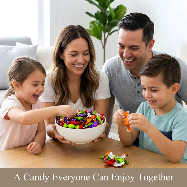 Andy Anand sugar-free hard candy gift box open showing assorted European fruit flavour candies