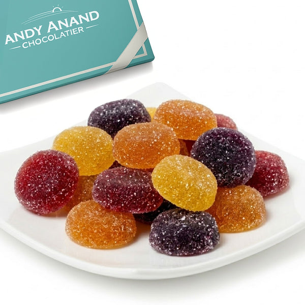 Andy Anand Pâtes de Fruits – Authentic French Fruit Jellies, 24 Pcs