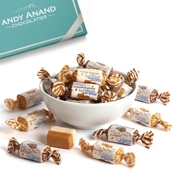 Andy Anand Sugar-Free Cream Toffees – Caramel, Chocolate & Coffee (33 pc, 7 oz)