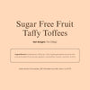 Sugar-Free European Fruit Taffy Toffees – Strawberry, Orange & Lemon | 35 pc, 7 oz