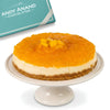 Andy Anand 9-inch sugar-free tropical fruit cheesecake with mango and pineapple topping, 2.6 lb, fresh-baked in California