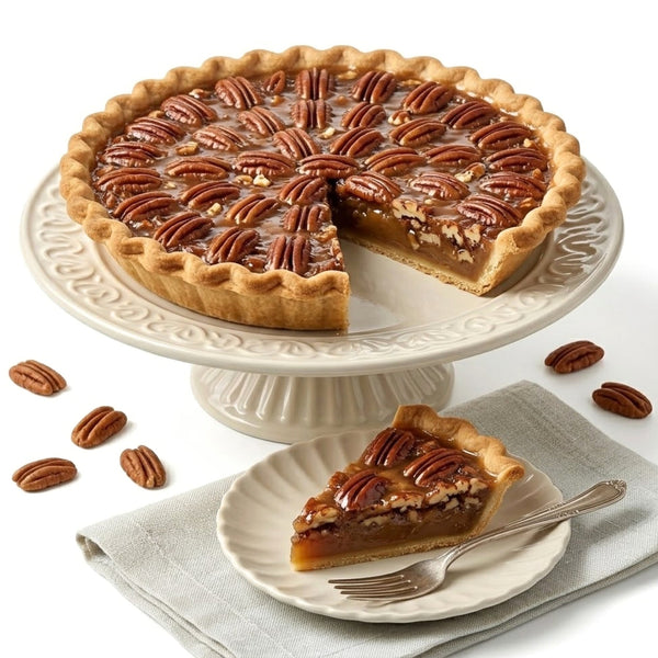 Sugar-Free Dark Chocolate Pecan Pie – 2 lb Artisan Dessert by Andyanand