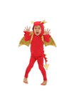 Sunfire Red Dragon with Gold Wings