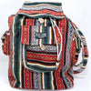 Recycled Travel Backpack Delhi made from upcycled burlap rice bags