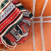 Recycled Travel Backpack Delhi - Upcycled Burlap Rice Bag