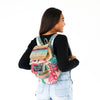 Mini Recycled Travel Backpack Agra styled as an everyday travel bag
