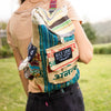 Mini Recycled Travel Backpack Goa - Upcycled Burlap Bag
