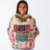 Recycled Travel Backpack Agra, a one-of-a-kind eco-friendly travel bag