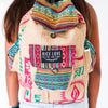Recycled Travel Backpack Agra - Upcycled Rice Bag Bag