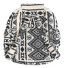 Recycled Travel Backpack Dainik front view highlighting fair trade craftsmanship