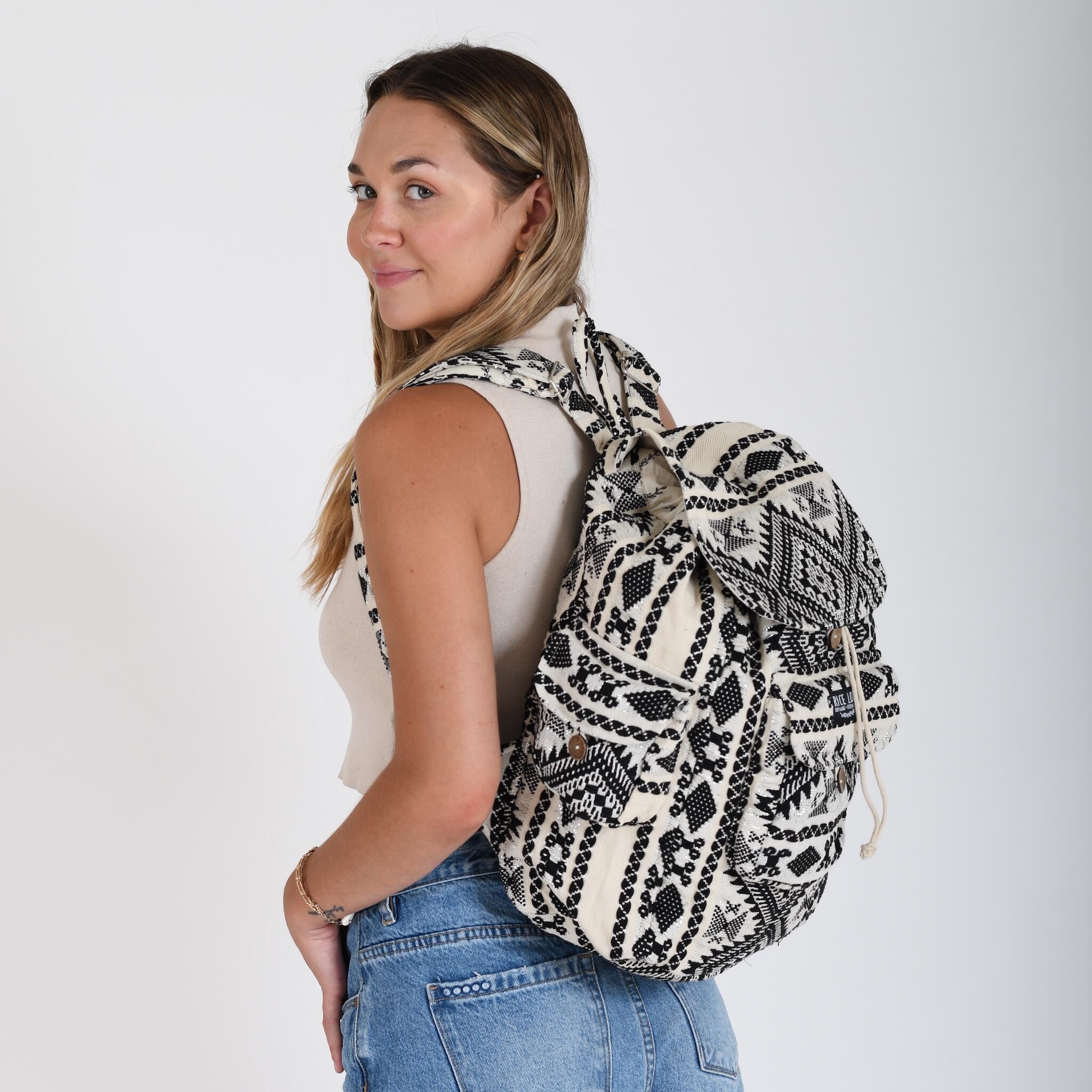 Recycled Travel Backpack Dainik styled as an eco-friendly travel bag
