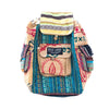 Recycled Travel Backpack Goa - Upcycled Burlap Rice Bag