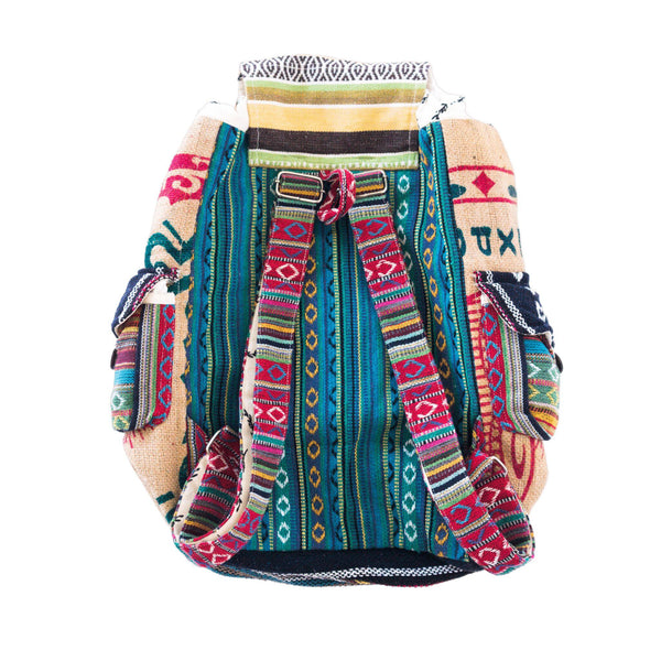 Recycled Travel Backpack Goa displayed from a side angle
