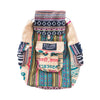 Recycled Travel Backpack Kochi - Upcycled Rice Bag Burlap